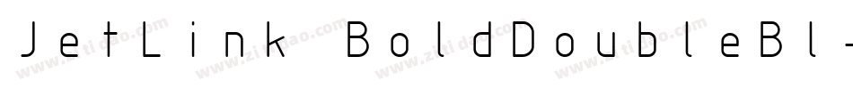 JetLink BoldDoubleBl字体转换